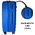 Mala De Viagem de Rodinha ABS G 28kg  Rígida Cor:Azul BB - Imagem 3