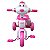 Triciclo infantil com som e luz suporta até 25 kg Cor:Rosa - Imagem 4