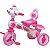 Triciclo infantil com som e luz suporta até 25 kg Cor:Rosa - Imagem 1