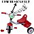 Triciclo Motoca infantil pedal com som e luz  Cor:Vermelho - Imagem 3