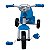 Triciclo infantil pedal com som e luz suporta 25 kg Cor:Azul - Imagem 3