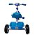 Triciclo infantil pedal com som e luz suporta 25 kg Cor:Azul - Imagem 5