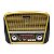 Radio Retro Vintage Am Fm Usb Sd Bluetooth Recarregavel - Imagem 2