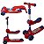 Patinete Infa. 2 Em 1 Com Assento e Luz LED Som Cor:Vermelho - Imagem 3