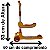 Patinete Inf 2 Em 1 Com Assento e Luz LED Som  Cor:Amarelo - Imagem 5