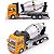 Caminhão De Ferro,Plastico Colecionáveis 19cm Mod:Bitorneira - Imagem 1