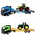 Caminhão De Ferro e Plastico Com Trator 24cm 1:60 Acorda - Imagem 3