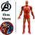 Kit 5 Bonecos Vingadores 15cm de altura articulado com Led - Imagem 9