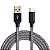 Cabo Malha Micro USB TIPO C 2m 3,1A Turbo - Imagem 4