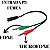 Cabo De Audio 2X P2 Macho X P2 Femea 18Cm - Imagem 3