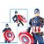 Boneco 30cm articulado com som, led Personag:Capitão America - Imagem 3