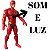 Boneco 30cm  articulado com som e led Personagem:Flash - Imagem 4