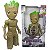 Boneco 30cm articulado com som e led Personagem:Groot - Imagem 1