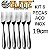 Kit 6 Garfo Inox De Mesa Buffet Restaurante E Hotel Premium - Imagem 3