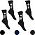 KIT COM 2 PARES DE MEIA TAMANHO 39-45 CANO LONGO COR ESCURAS - Imagem 1