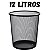 Lixeira Metal Aramado Telada Cesto Lixo Escritório 12 Litros - Imagem 8