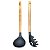 Conjunto de utensílios de Teflon com cabo Madeira 5 Pç Elite - Imagem 5