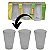 Jogo com 03 copos vidro 300ml liso ref elv1064 Elite - Imagem 12