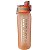 Garrafa de Agua Plastica 900ml Academia Colorida Cor:Laranja - Imagem 1
