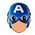 Máscara de luz LED Super Heroes Avengers Inf CAPITAO AMERICA - Imagem 5