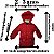 Jaqueta nylon Infant. Florzinha Cor:Vermelho;Tam:2-3 Anos - Imagem 2