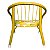Cadeirinha Infantil Metal Suporta 25kg Reforçada Cor:Amarelo - Imagem 5