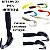 KIT 20 ISCA ARTIFICIAL DE BORRACHA PARA PESCA -ELITE - Imagem 2
