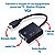 Cabo Adaptador Hdmi Para Vga Para Tv Pc Notebook Monitor - Imagem 3