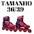 Patins Inline Roller De 4 Rodas Vermelho Elite Tamanho:36/39 - Imagem 2