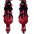 Patins Inline Roller De 4 Rodas Vermelho Elite Tamanho:32/35 - Imagem 7