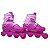 Patins Inline Roller De 4 Rodas Rosa Elite Tamanho:36/39 - Imagem 1