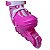 Patins Inline Roller De 4 Rodas Rosa Elite Tamanho:36/39 - Imagem 4