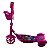Patinete Infantil 03 Rodas Com Cesta,Som e Luz Patrulha Rosa - Imagem 7