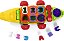 Brinquedo Jacaré Didático Com Blocos Para Bebê Encaixar Colorido - Imagem 5
