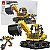 Bloco De Montar Brinquedo Technology  Escavadeira - Imagem 1