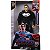 Boneco Vingadores 30cm Articulado som e led: Super Man Preto - Imagem 1