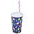 COPO PLÁSTICO COM TAMPA E CANUDO LABEL FLAMINGO – 550ML - Imagem 8