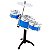 Bateria Brinquedo Musical World Infantil Rock Star 4 Pcs - Imagem 9