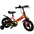 Bicicleta Infantil Aro 12 com Rodinha Elite COr:Vermelho - Imagem 1
