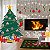Kit Decoração Enfeite de Natal 8cm e 4cm 30 Unidade Dourado - Imagem 8