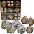 Kit Decoração Enfeite de Natal 8cm e 4cm 30 Unidade Dourado - Imagem 1