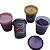Kit 4 Potinhos De Massinhas Com Glitter Massa De Modelar - Imagem 2