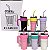 CANECA FASHION COLORIDA COM CANUDO 800ML CORES SORTIDAS - Imagem 1