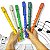 Flauta Doce Colorida Unitário Instrumento Infantil Musical - Imagem 4