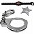 Kit Policial Algema Distintivo e Relógio Pica Pau 399 - Imagem 5