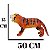 Brinquedo Animais De Borracha Grande Macio Com Som Mod:Tigre - Imagem 2