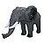 Brinquedo Animais Borracha Grande Macio Com Som Mod:Elefante - Imagem 1