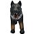 Brinquedo Animais De Borracha Grande Macio Com Som Mode:Lobo - Imagem 5