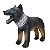 Brinquedo Animais De Borracha Grande Macio Com Som Mode:Lobo - Imagem 1