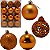 Kit Decoração Enfeite Bola de Natal 6cm 24 Unidade - Imagem 4